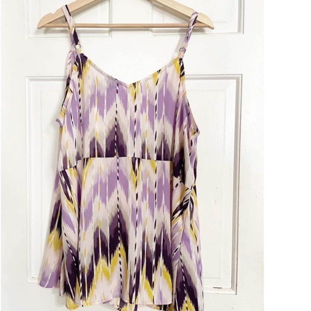Torrid Peplum Georgette Tie-Front Cami NWT Sz 2X - Picture 5 of 9